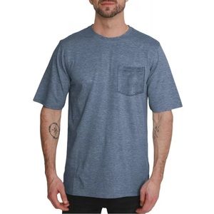 North Hudson mens blue short sleeve shirt L L22-1